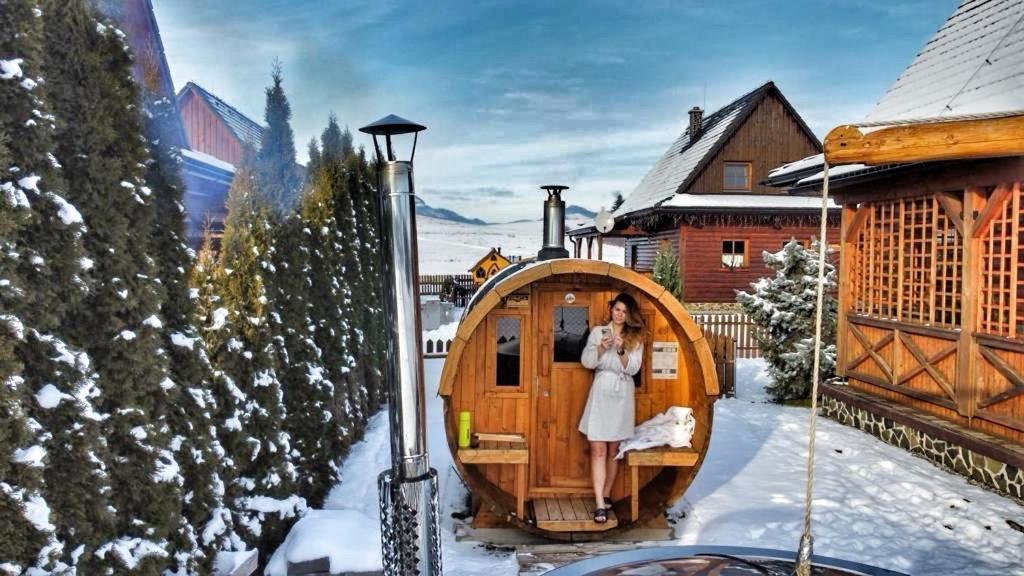 Drevenicka Anicka - Liptovska Mara Villa Tarnóc Kültér fotó
